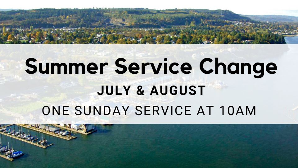 Summer Service Schedule